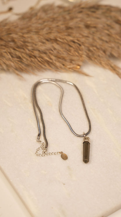 Tula Men Pyrite Necklace