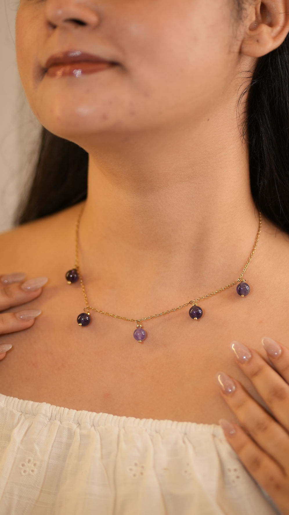 Tula 5 Amethyst Necklace