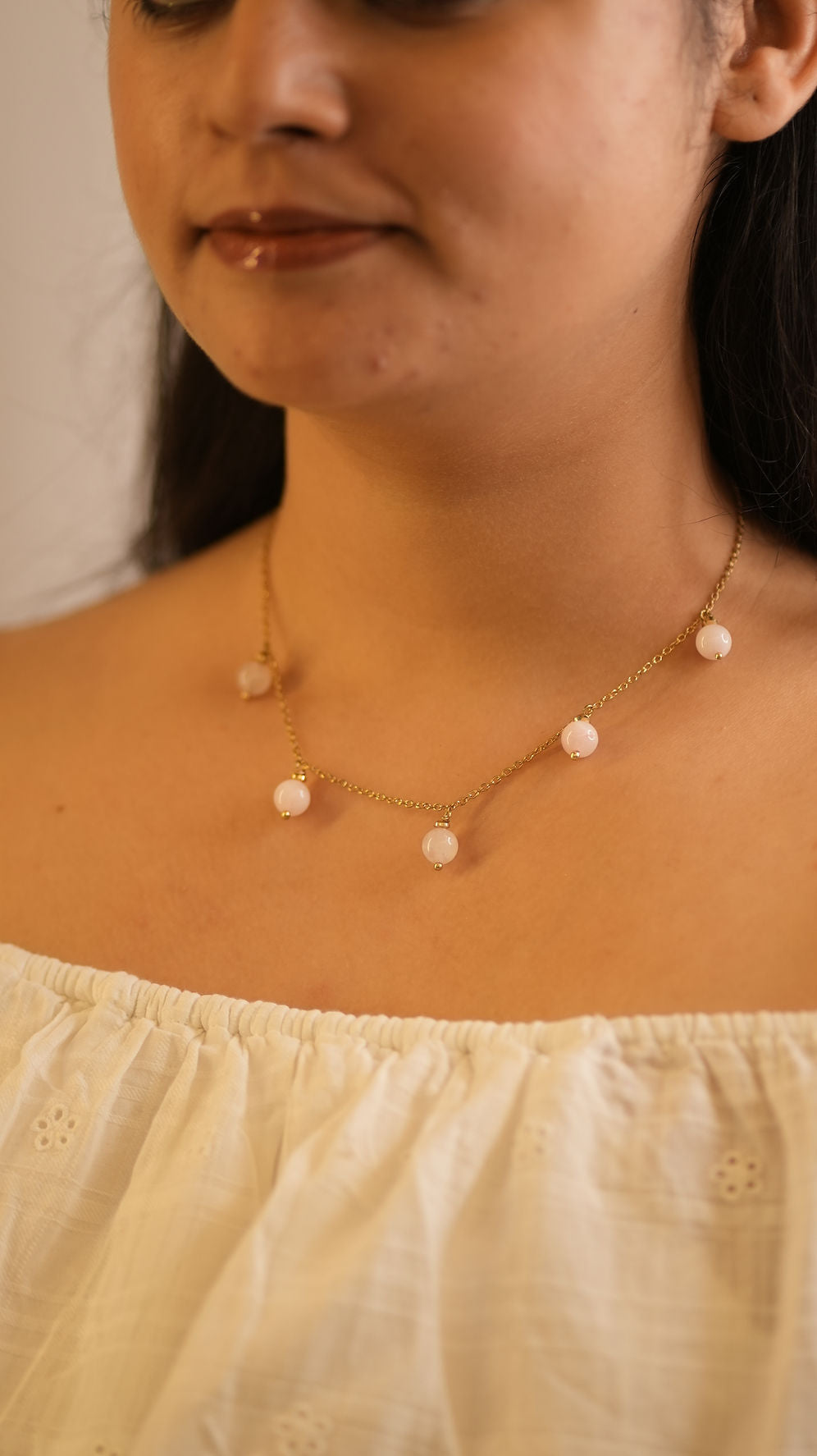 Tula 5 Rose Quartz Necklace