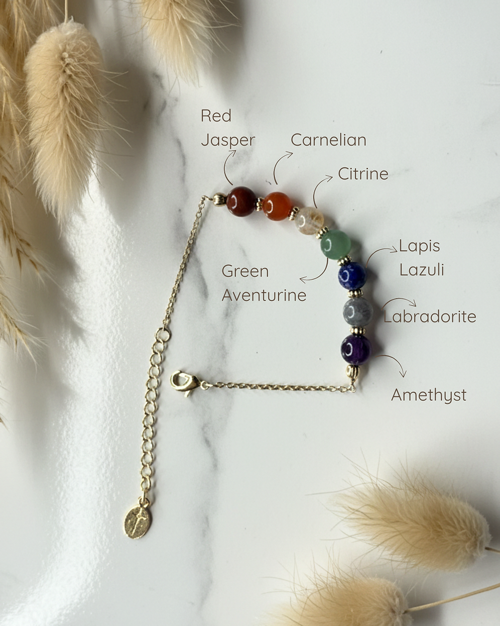 Tula 7 Chakra Bracelet for Her