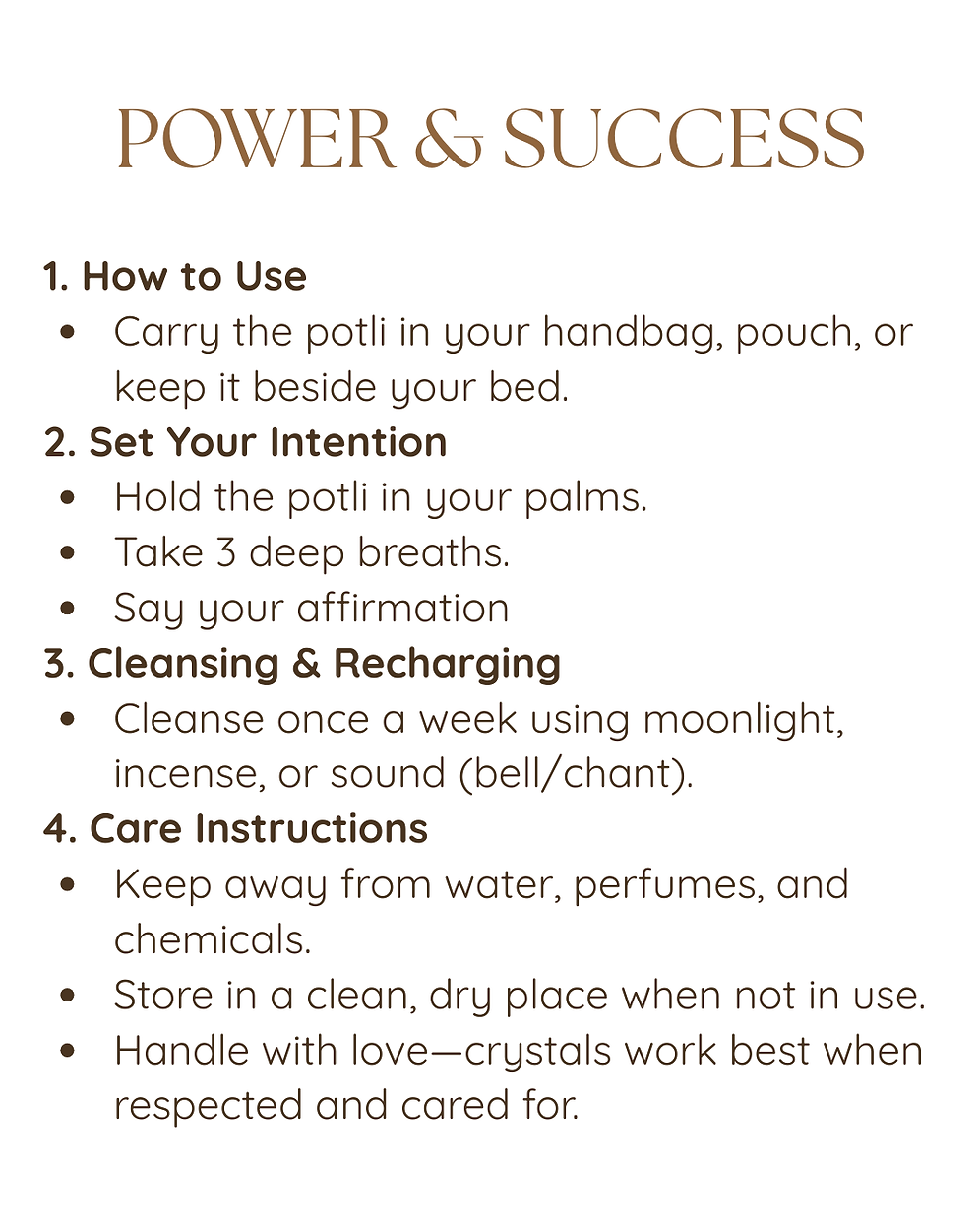 Power & Success Potli
