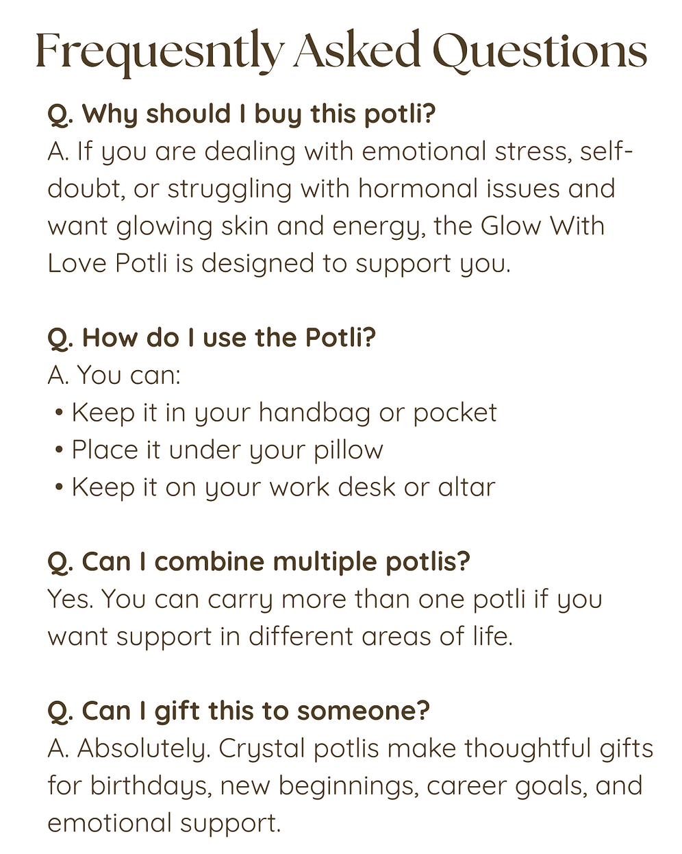 Glow With Love Potli
