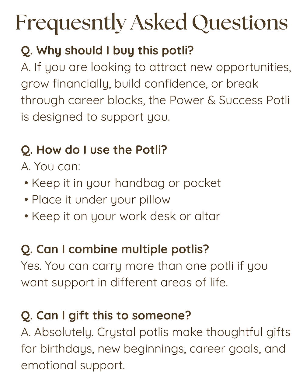 Power & Success Potli